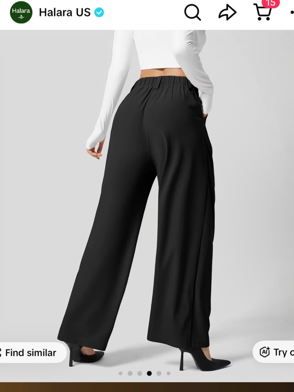 HALARA High Waist Waffle Pants